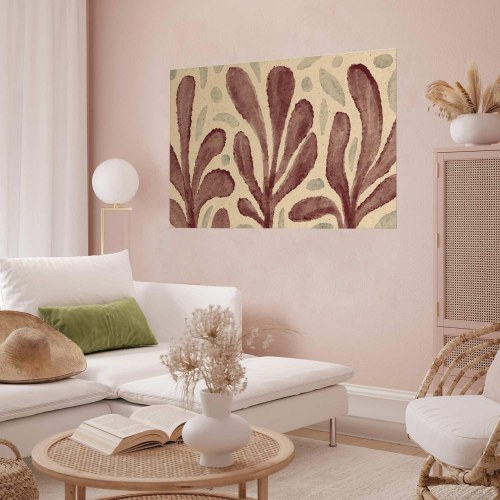 Abstrakt plakat Leaves and Spots - blade og pletter inspireret af Matisse