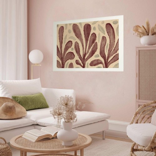 Abstrakt plakat Leaves and Spots - blade og pletter inspireret af Matisse