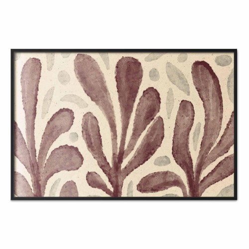 Abstrakt plakat Leaves and Spots - blade og pletter inspireret af Matisse