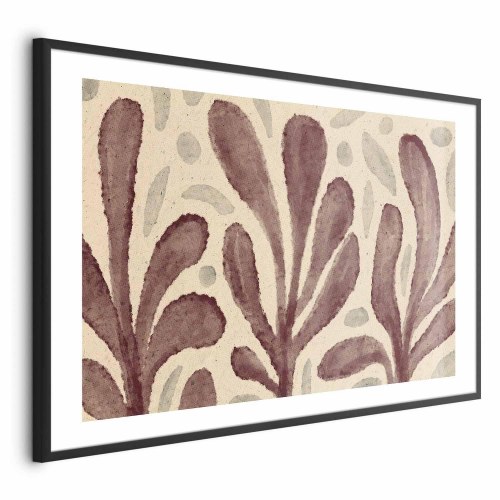 Abstrakt plakat Leaves and Spots - blade og pletter inspireret af Matisse