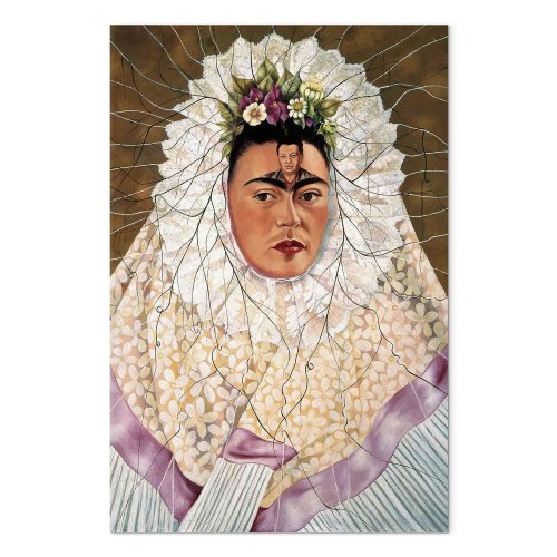 Frida Kahlo - Selvportræt som tehuana lærredsbillede