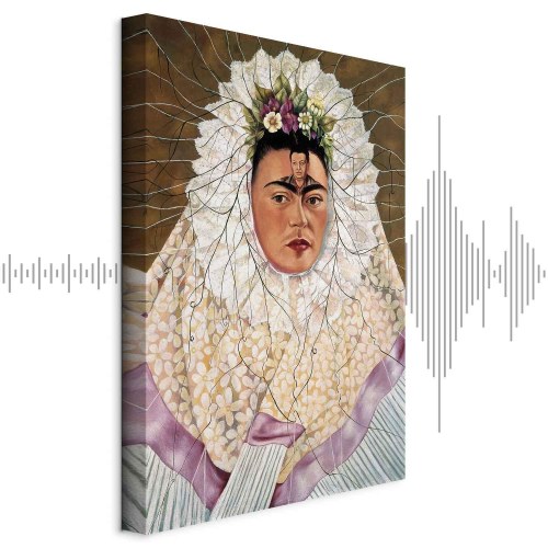 Frida Kahlo - Selvportræt som tehuana lærredsbillede
