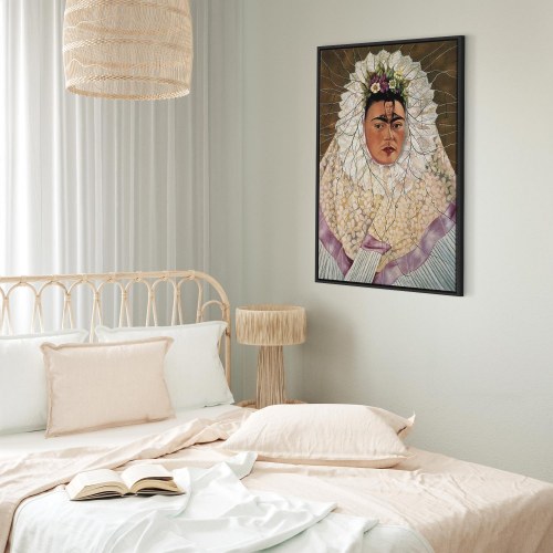 Frida Kahlo - Selvportræt som tehuana lærredsbillede