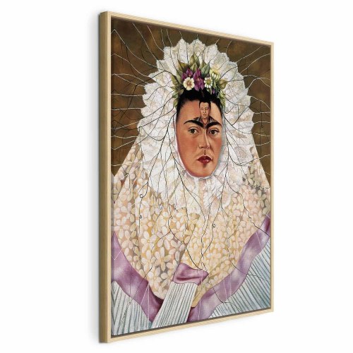 Frida Kahlo - Selvportræt som tehuana lærredsbillede
