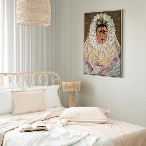 Frida Kahlo - Selvportræt som tehuana lærredsbillede