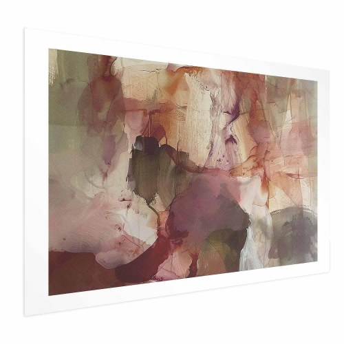 Abstrakt plakat Spring Composition - akvarelmotiv i flere størrelser og rammevarianter