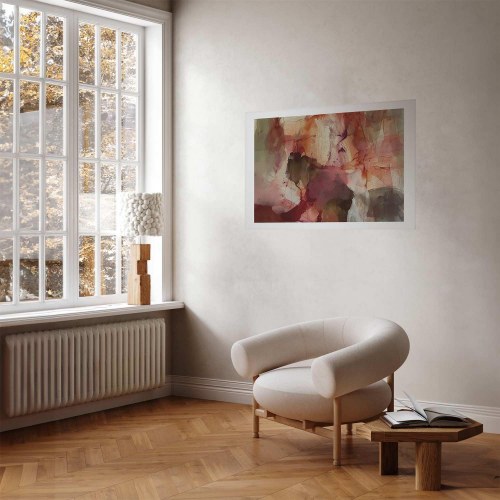 Abstrakt plakat Spring Composition - akvarelmotiv i flere størrelser og rammevarianter