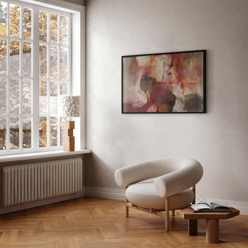 Abstrakt plakat Spring Composition - akvarelmotiv i flere størrelser og rammevarianter