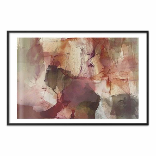 Abstrakt plakat Spring Composition - akvarelmotiv i flere størrelser og rammevarianter