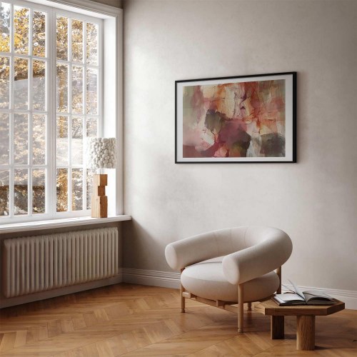 Abstrakt plakat Spring Composition - akvarelmotiv i flere størrelser og rammevarianter
