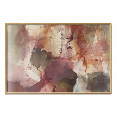 Abstrakt plakat Spring Composition - akvarelmotiv i flere størrelser og rammevarianter