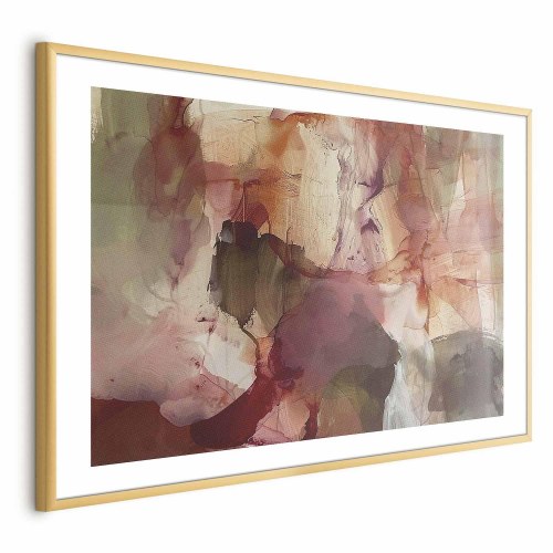 Abstrakt plakat Spring Composition - akvarelmotiv i flere størrelser og rammevarianter
