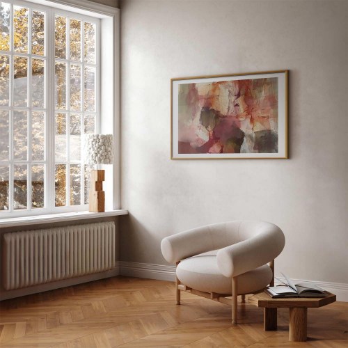 Abstrakt plakat Spring Composition - akvarelmotiv i flere størrelser og rammevarianter