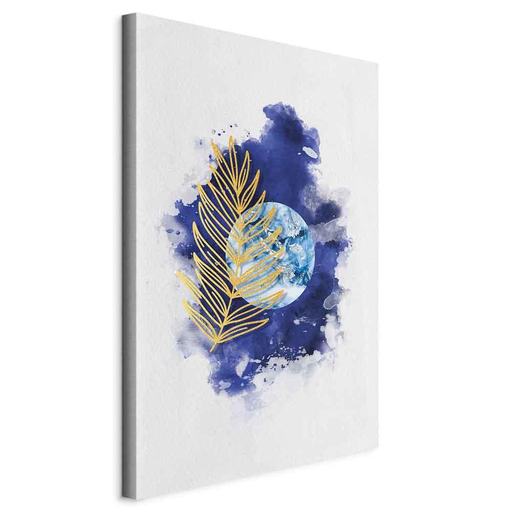 Lærredsbillede Magic Plant lodret - bladmotiv - 40 x 60 cm - Standard billede