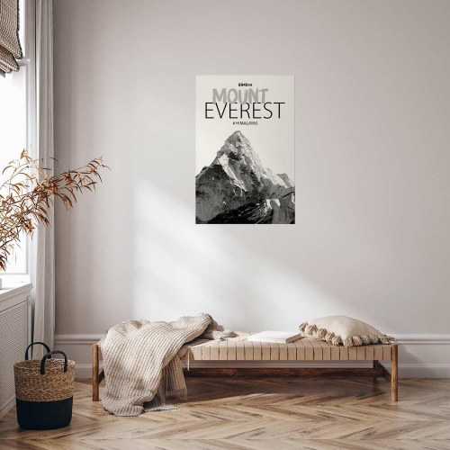 Plakat med Mount Everest - landskabsplakat