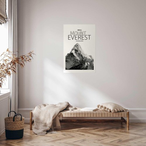 Plakat med Mount Everest - landskabsplakat