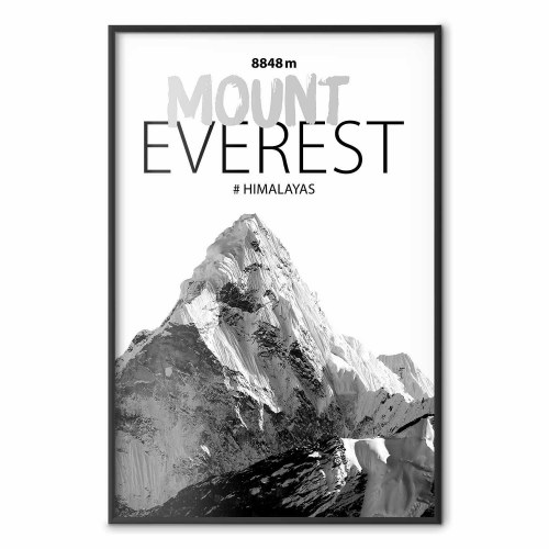 Plakat med Mount Everest - landskabsplakat