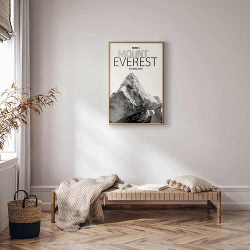 Plakat med Mount Everest - landskabsplakat