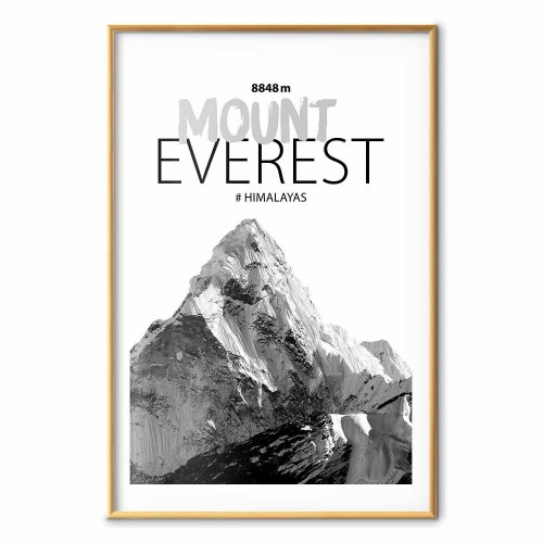 Plakat med Mount Everest - landskabsplakat