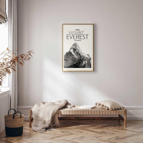Plakat med Mount Everest - landskabsplakat