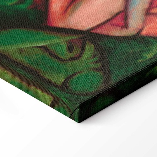 Franz Marc Vandfaldet lærredsbillede reproduktion