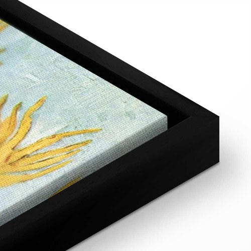 Vincent van Gogh billede på lærred - Stilleben med en vase med tolv solsikker III