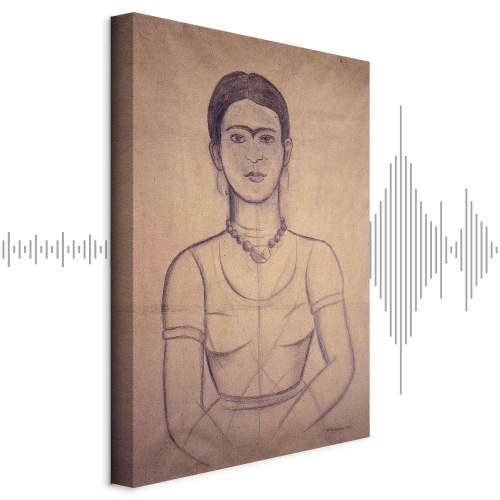 Frida Kahlo Selvportræt 1929 lærredsbillede reproduktion
