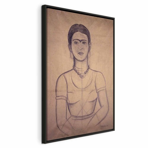 Frida Kahlo Selvportræt 1929 lærredsbillede reproduktion