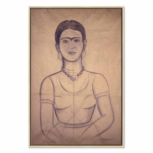 Frida Kahlo Selvportræt 1929 lærredsbillede reproduktion