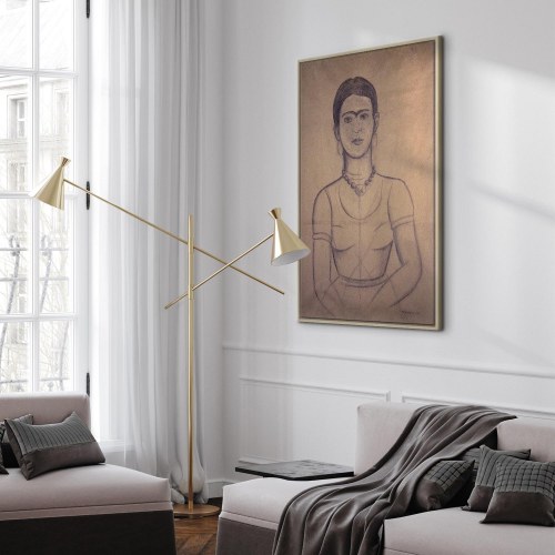 Frida Kahlo Selvportræt 1929 lærredsbillede reproduktion