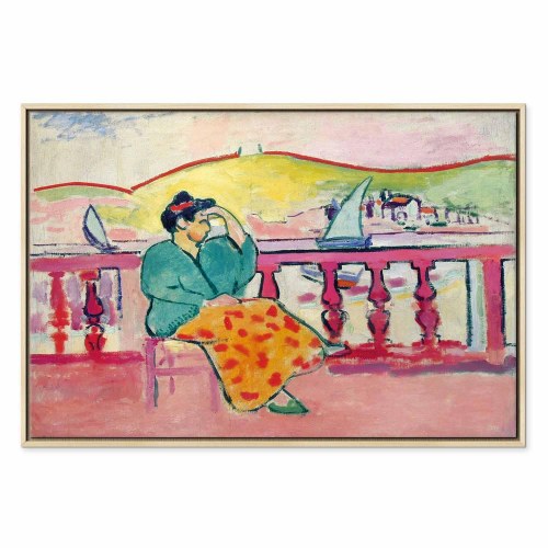Henri Matisse billede på lærred - Kvinde på terrassen