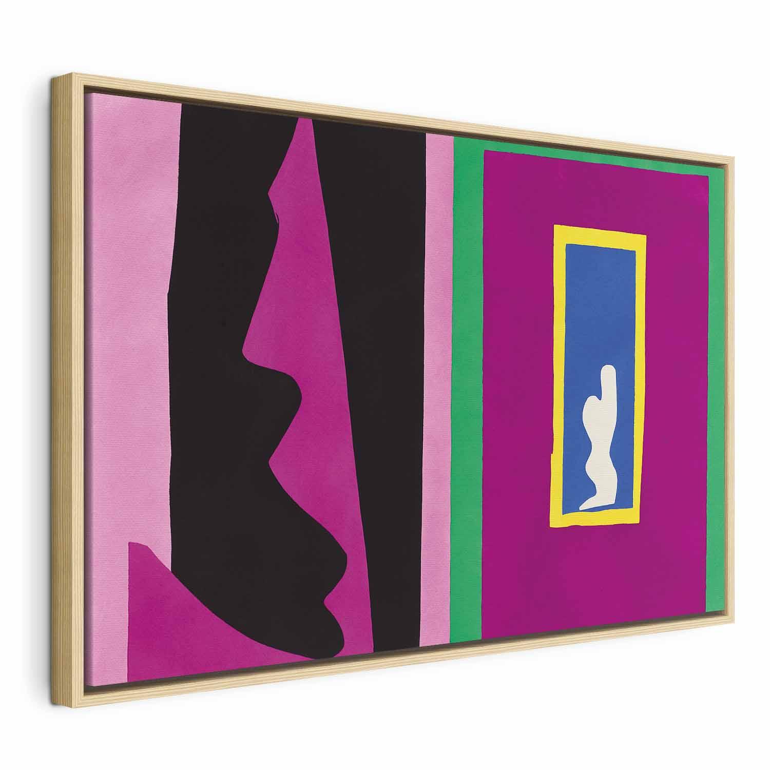 Henri Matisse Destiny fra Jazz lærredsbillede - 120 x 80 cm - I en naturlig træramme billede