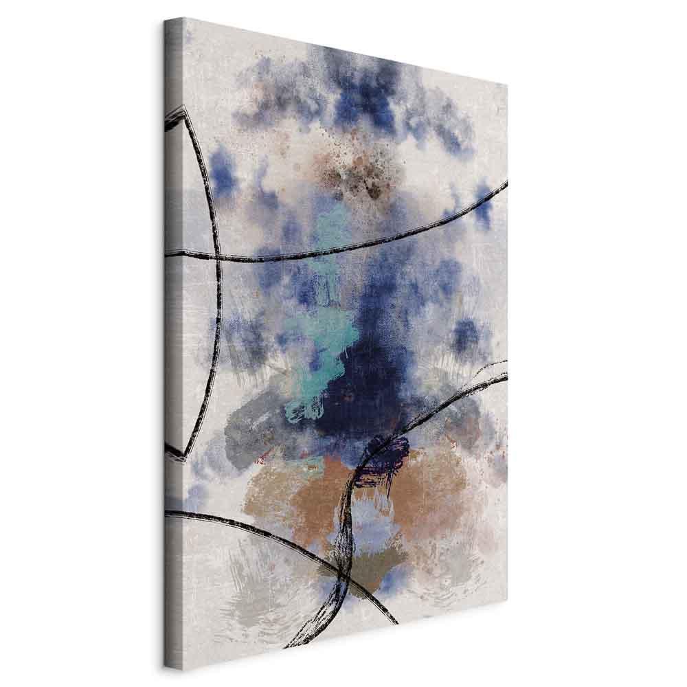 Abstrakt billede på lærred - Reverie Texture lodret - 40 x 60 cm - Standard billede