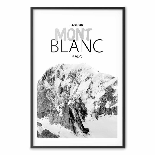 Plakat Mont Blanc