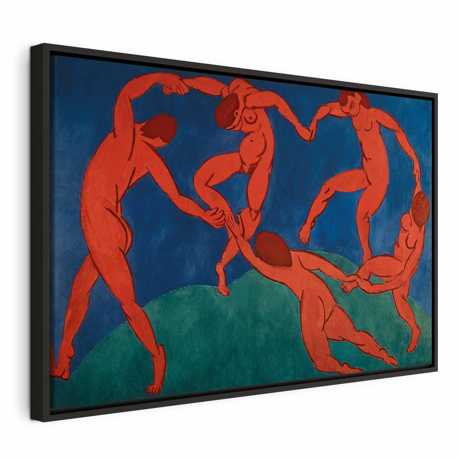 Henri Matisse Dans II billede på lærred - 120 x 80 cm - I en sort træramme billede
