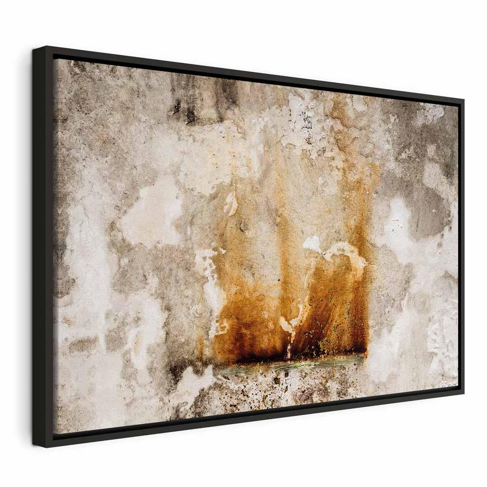 Abstrakt billede på lærred - Flame of Hope lodret - 90 x 60 cm - I en sort træramme