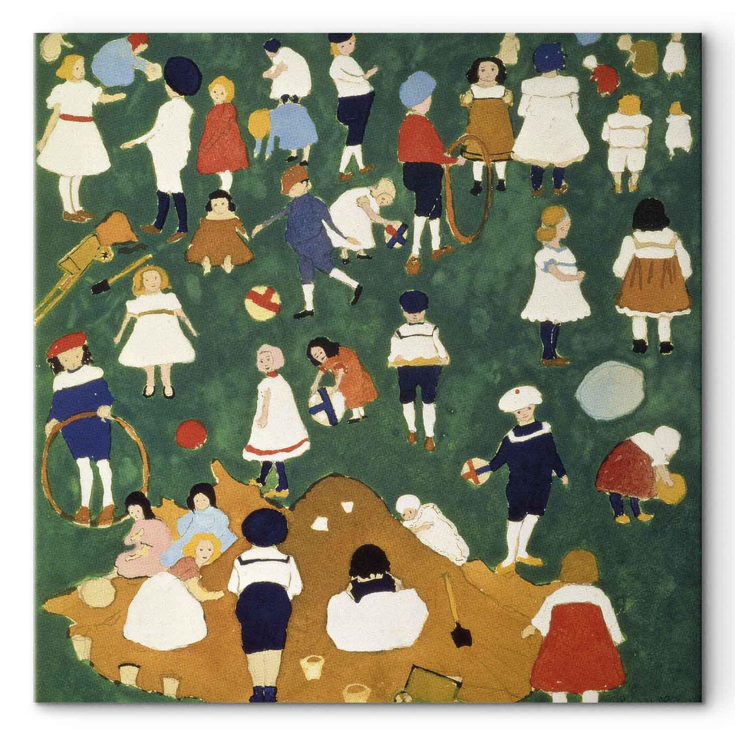Reproduktion på lærred af Kazimir Malevich - Børn vægbillede i flere størrelser og varianter - 40 x 40 cm - Premium Print