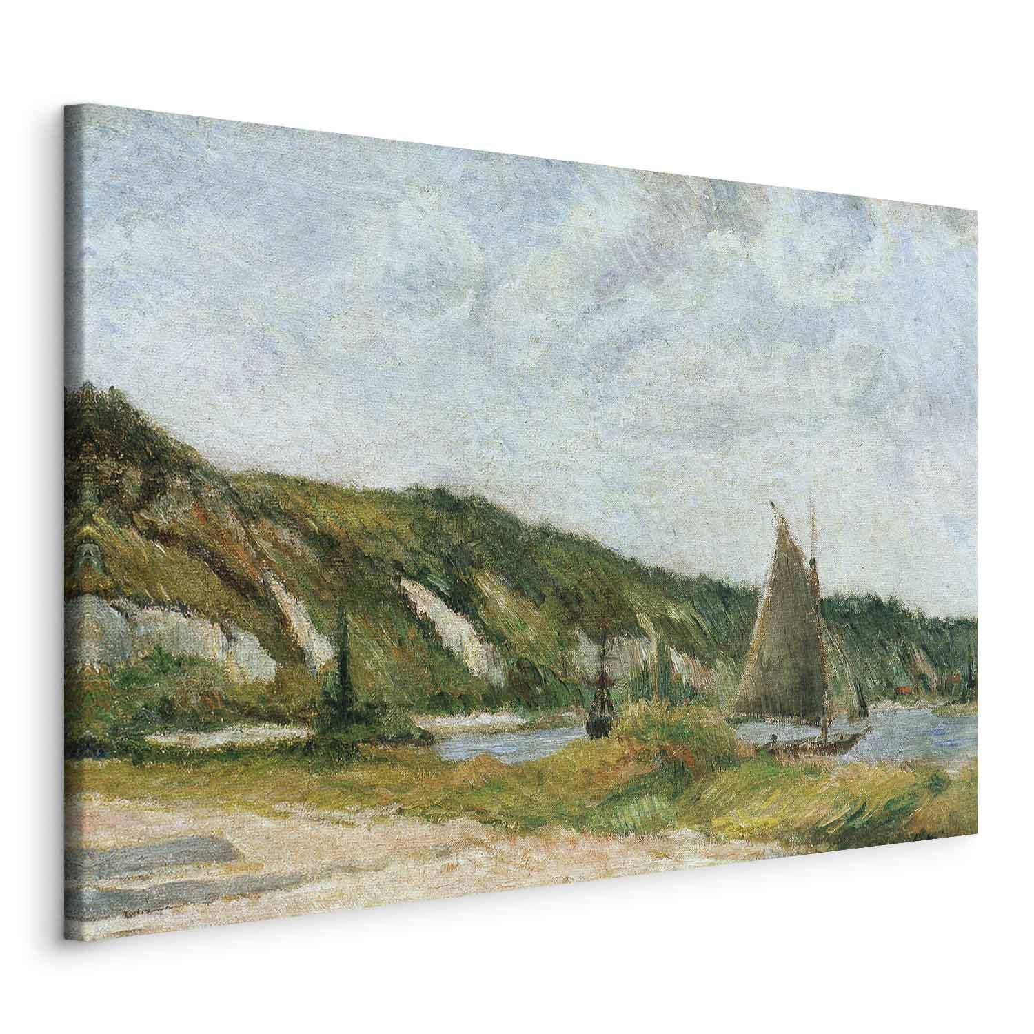 Paul Gauguin Sejlskibene - billede på lærred med reproduktion - 60 x 40 cm - På italiensk lærred