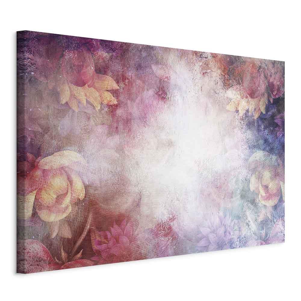 Billede på lærred - Forårets første dag, 1 del, bredt blomsterbillede - 120 x 80 cm - Standard