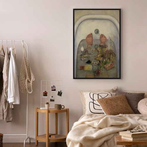 Frida Kahlo lærredsbillede - Hvad vandet gav mig