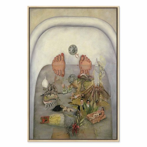 Frida Kahlo lærredsbillede - Hvad vandet gav mig