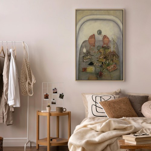 Frida Kahlo lærredsbillede - Hvad vandet gav mig