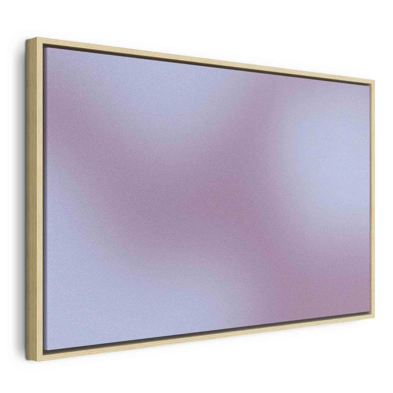 Lærredsbillede Complex Gradient - abstrakt farvegradient i nostalgiske farver - 60 x 40 cm - I en naturlig træramme