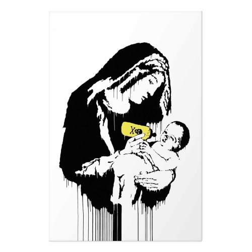 Plakat Mor og Barn i Gadekunst