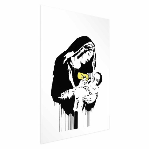 Plakat Mor og Barn i Gadekunst