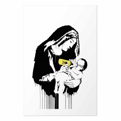 Plakat Mor og Barn i Gadekunst