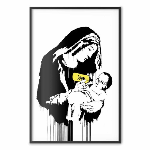 Plakat Mor og Barn i Gadekunst