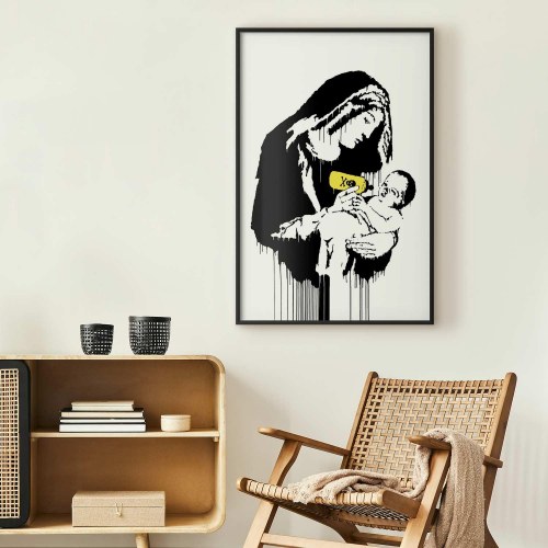 Plakat Mor og Barn i Gadekunst