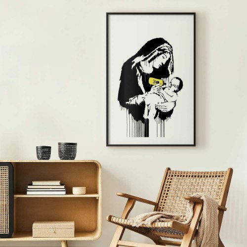 Plakat Mor og Barn i Gadekunst