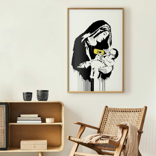 Plakat Mor og Barn i Gadekunst
